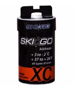 Мазь держания SkiGo XC Kickwax Orange +3/-2 45гр.