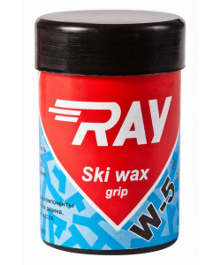 Мазь лыжная RAY W-5 -1-4°C синтетическая голубая (35г)