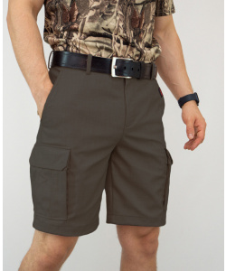 Шорты RAY (Men) Military хаки, черная молния