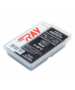 Парафин RAY GH -5-30°С смазка скольжения с графитом, без фтора, жесткая (60г)