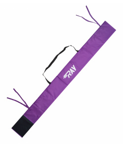 Чехол для лыж RAY облегченный фиолетовый, черный