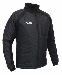 Куртка утеплённая туристическая  RAY  WS модель OUTDOOR (UNI) черный черная молния