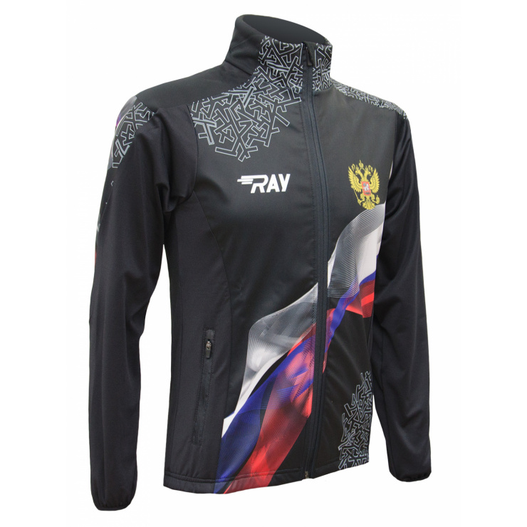 Куртка разминочная RAY WS модель PRO RACE (Men) принт  фото 6