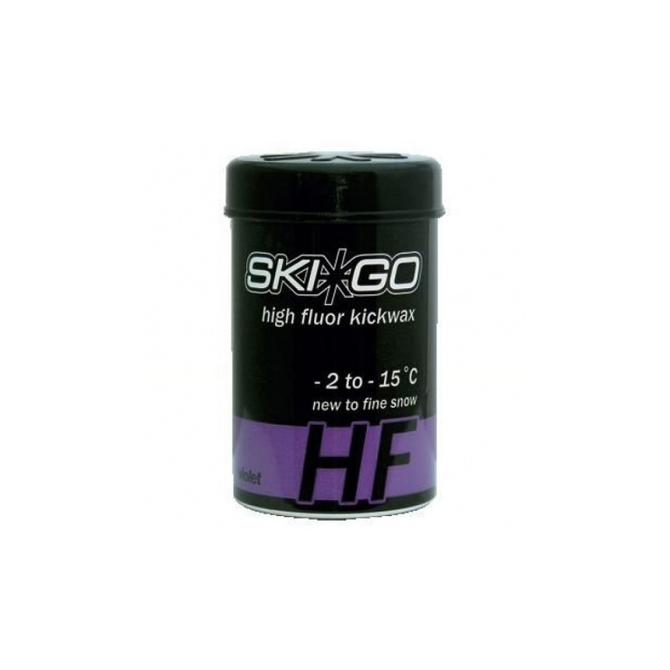 Мазь держания SkiGo HF Kickwax Violet -2/-15 (новый снег) 45гр. фото 1