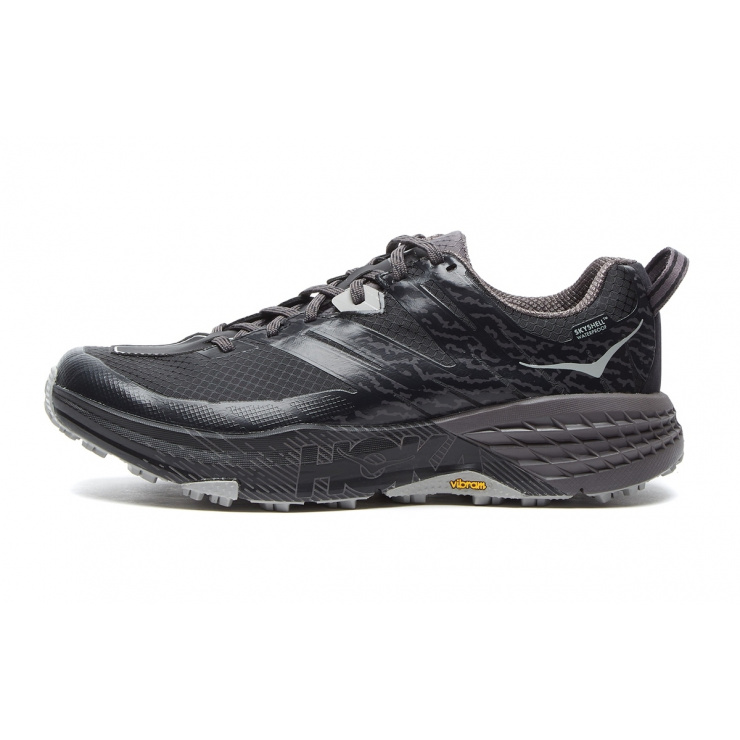 Кроссовки мужские Hoka M SPEEDGOAT 3 WP BLACK / DRIZZLE фото 2