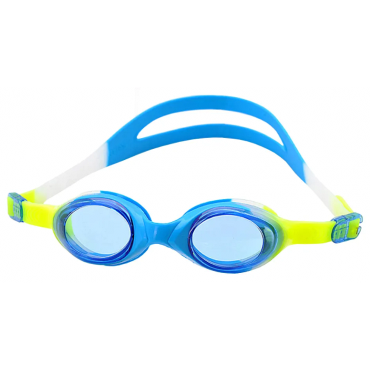 Очки плавательные детские Larsen blue/yellow фото 2