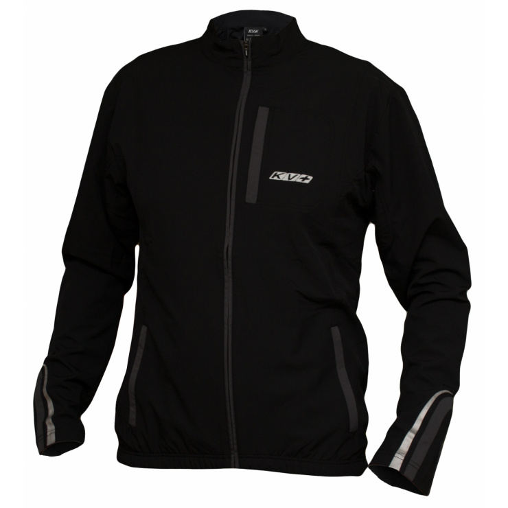 Куртка беговая KV+ AGILE, черный фото 1