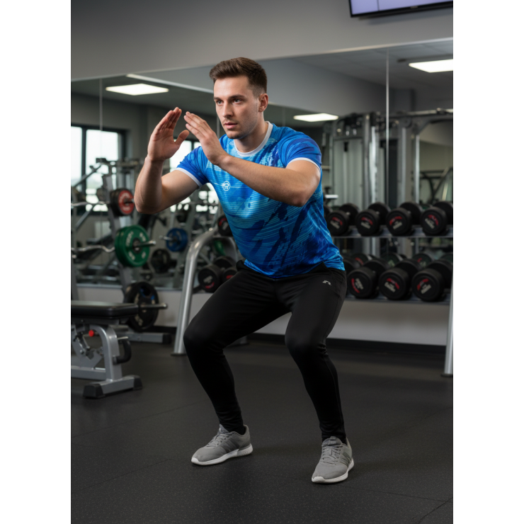 Футболка RAY (Men) принт голубой фото 4