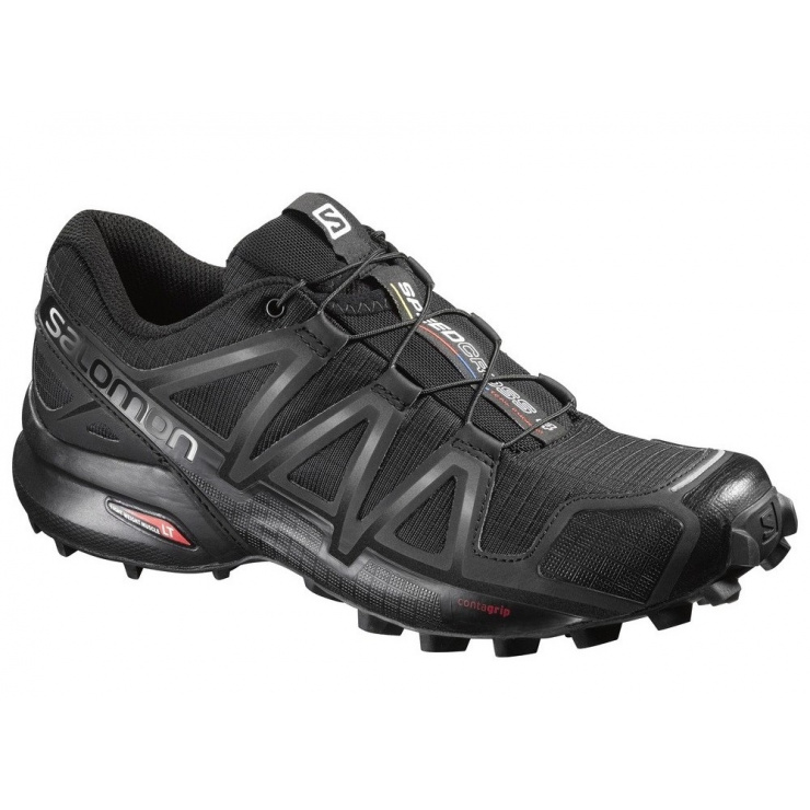 Кроссовки SALOMON SPEEDCROSS 4 W BLACK/BK/BLACK  фото 1