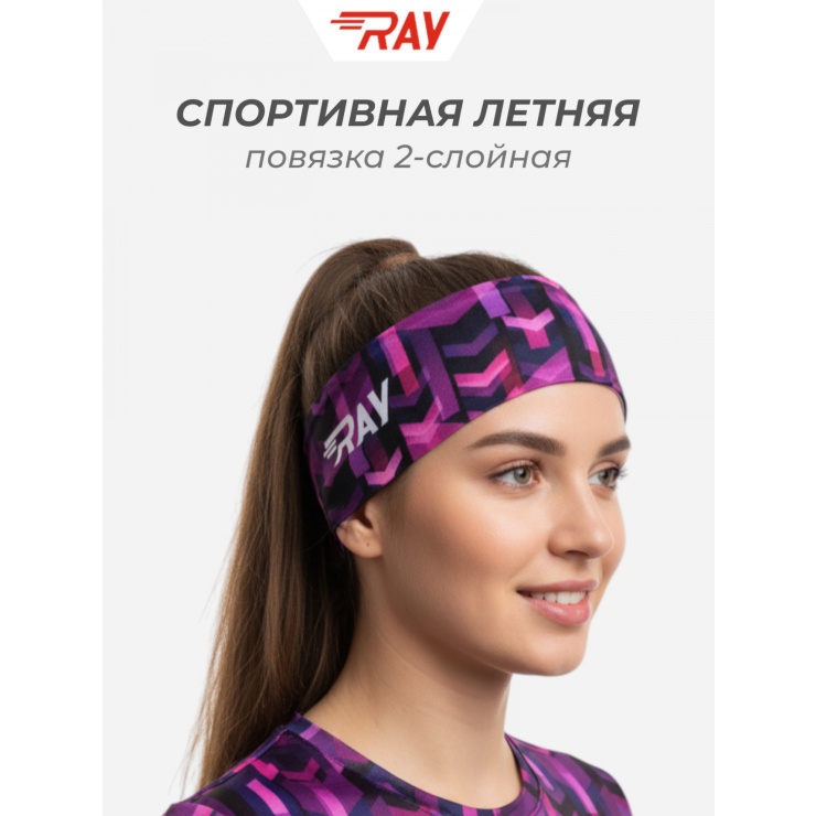 Повязка летняя облегчённая (UNI)  принт фото 1