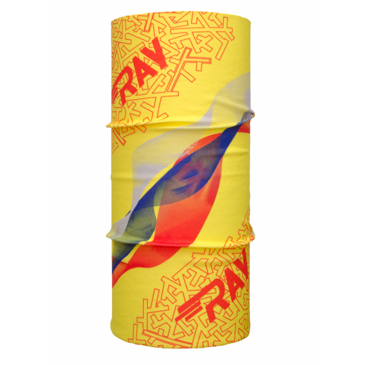 Труба-маска RAY флаг РФ принт желтый  фото 1