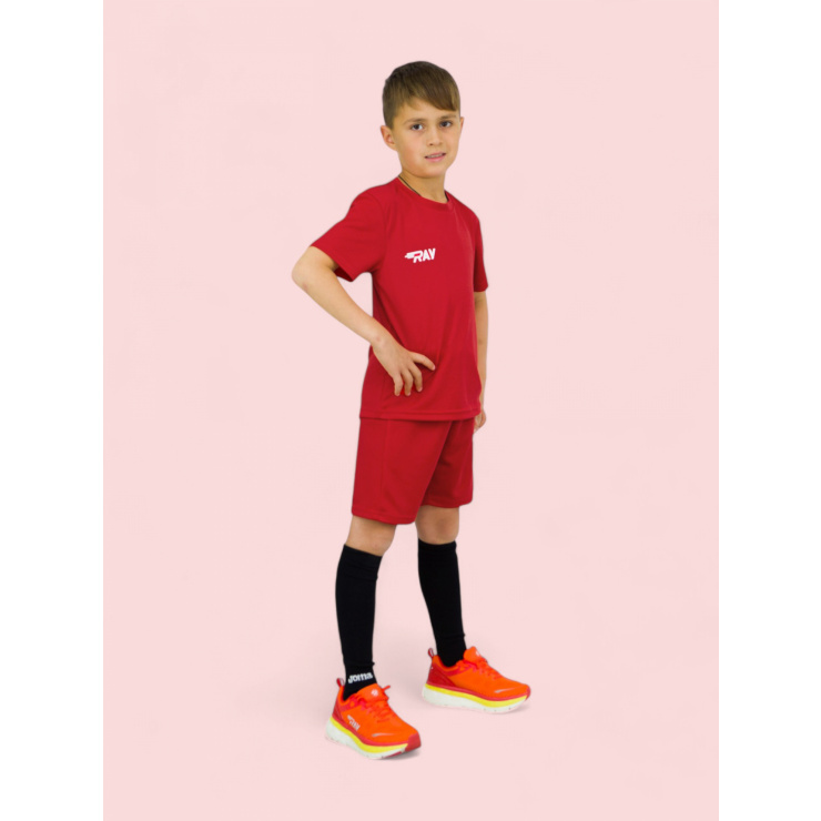 Комплект RAY (Kids) бордовый, лого белый фото 9