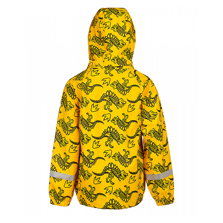 Куртка-дождевик детская OLDOS "Аллозавр" цвет желтый фото 4