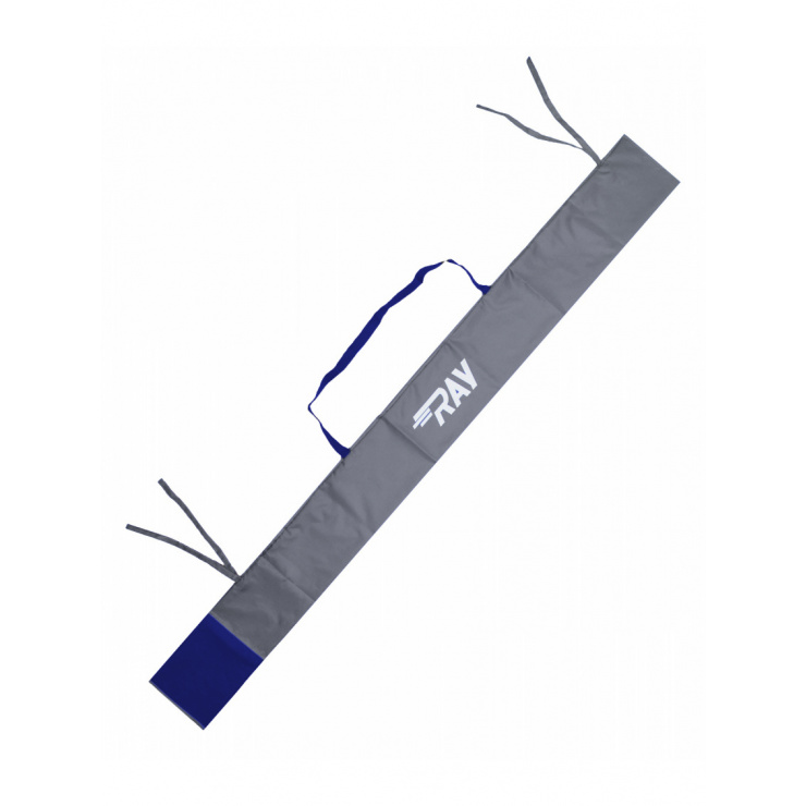 Чехол для лыж RAY облегченный серый, темный синий фото 1