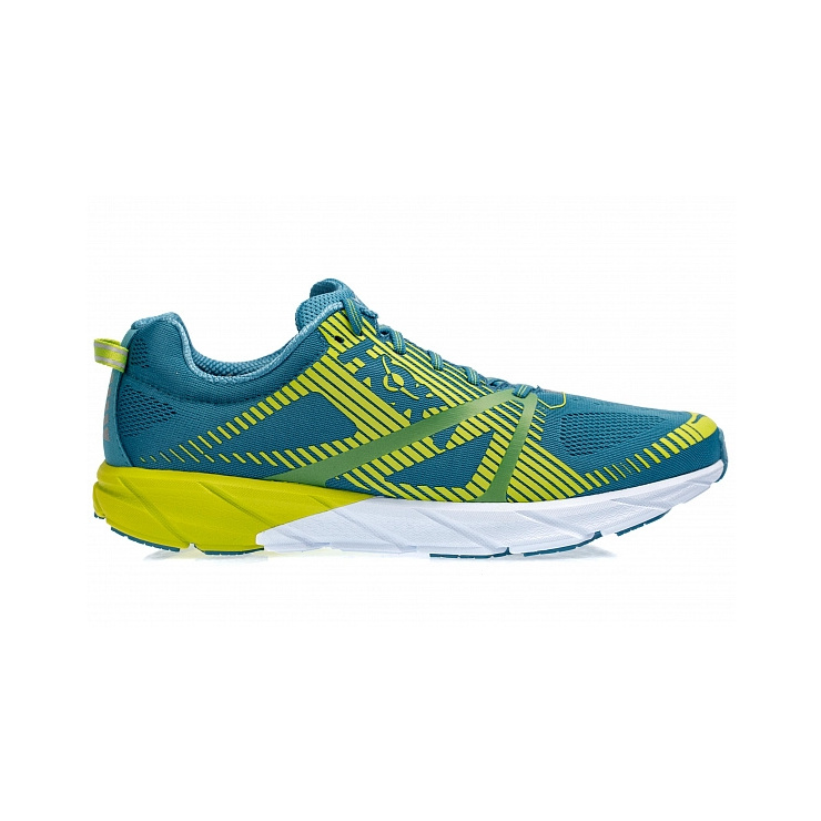 Кроссовки мужские Hoka M TRACER 2 STORM BLUE / LIME GREEN фото 1