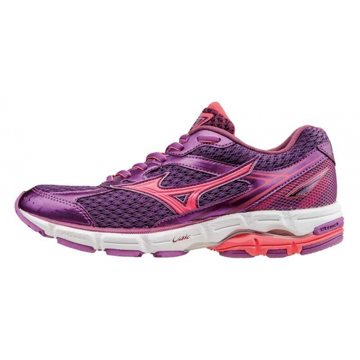 Кроссовки MIZUNO WAVE CONNECT (W), фиолетовый/розовый/красный фото 1