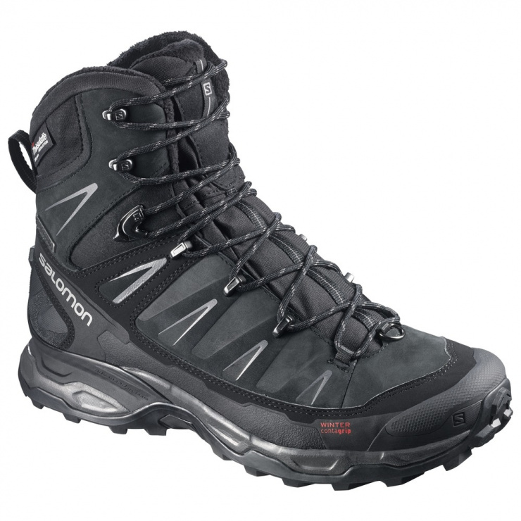 Ботинки SALOMON SHOES X ULTRA WINTER CS WP BLACK фото 1