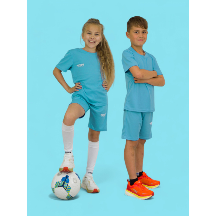 Комплект RAY (Kids) бирюзовый, лого белый фото 1