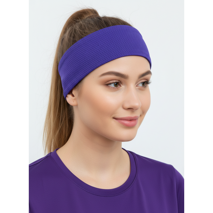 Повязка летняя облегчённая (UNI) фиолетовый фото 2