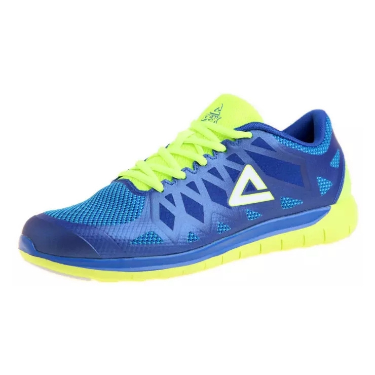 PEAK Running Shoes Strong Blue Fluorescent yellow E61407H RAY LuchSki.ru