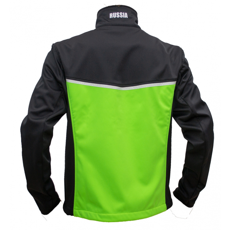 Куртка разминочная RAY модель ACTIVE SPORT (Men) салатовый/черный фото 2