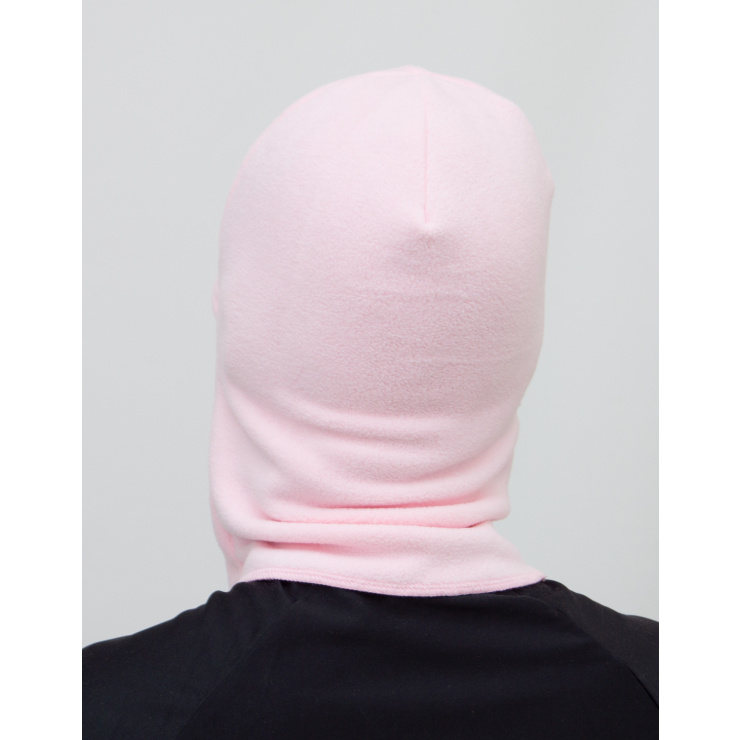 Маска ветрозащитная (шлем) флис, розовый фото 4