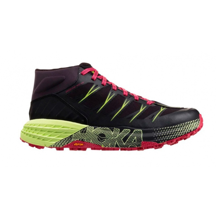 Кроссовки женские Hoka W SPEEDGOAT MID WP BLACK / NINE IRON фото 1