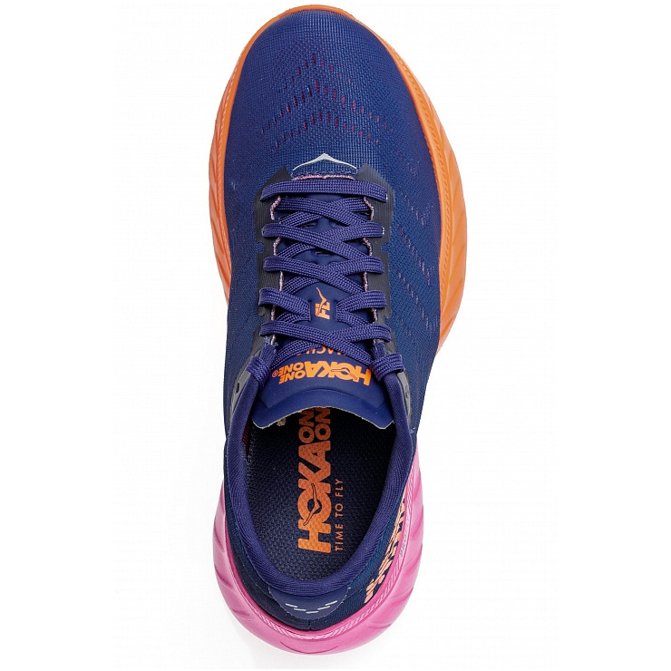 Кроссовки женские Hoka W MACH 2 MEDIEVAL BLUE / VERY BERRY фото 3