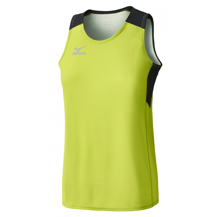 Майка MIZUNO Women's Trad Singlet желтый/черный/синий фото 1