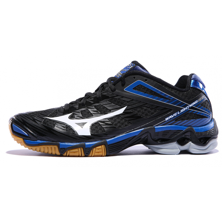 Кроссовки MIZUNO WAVE LIGHTNING RX3, черный/белый/синий фото 1