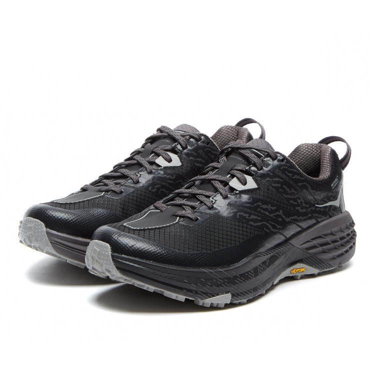 Кроссовки мужские Hoka M SPEEDGOAT 3 WP BLACK / DRIZZLE фото 3