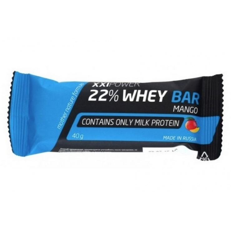 Батончик IRONMAN XXI Whey Bar 22%, 40гр. фото 1