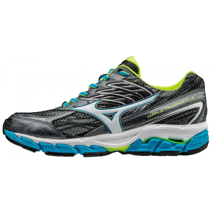 Кроссовки MIZUNO WAVE PARADOX 3, темно-серый/белый/голубой фото 1