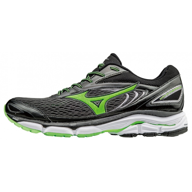 Кроссовки MIZUNO WAVE INSPIRE 13, темно-серый/зеленый/черный фото 1