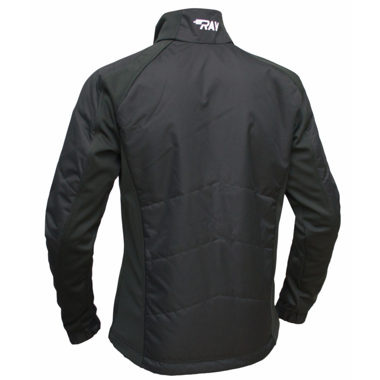 Куртка утеплённая туристическая  RAY  WS модель OUTDOOR (UNI) чёрный светоотражающая молния фото 2