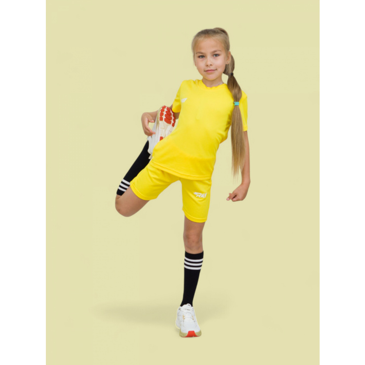 Комплект RAY (Kids) желтый, лого белый  фото 7