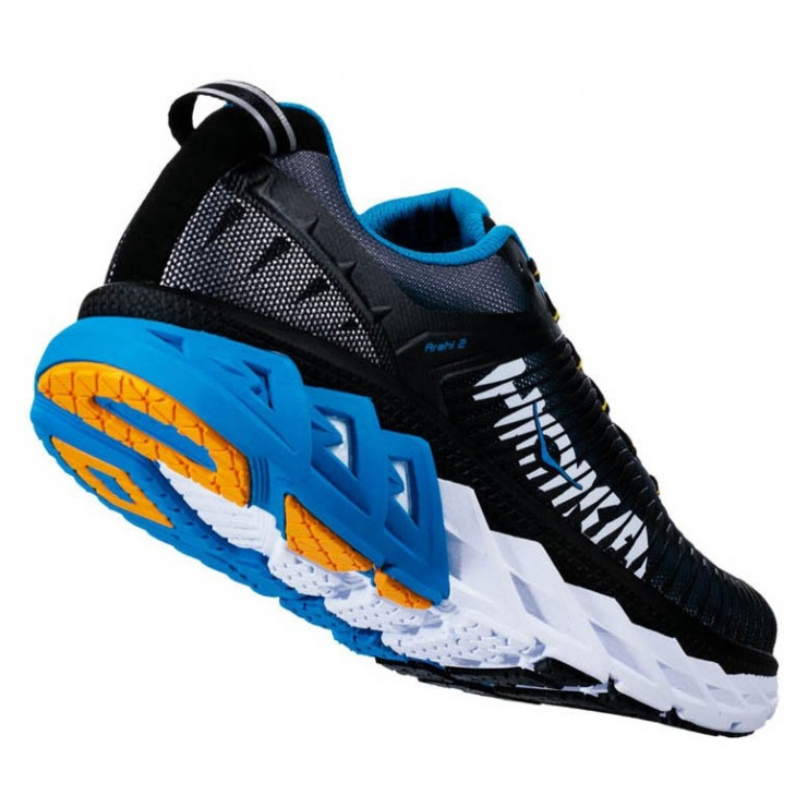 Кроссовки мужские Hoka M ARAHI 2 BLACK / CHARCOAL GRAY  фото 5