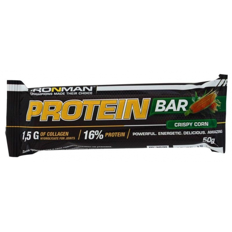 Батончик IRONMAN Protein Bar с колллагеном 50гр. фото 2