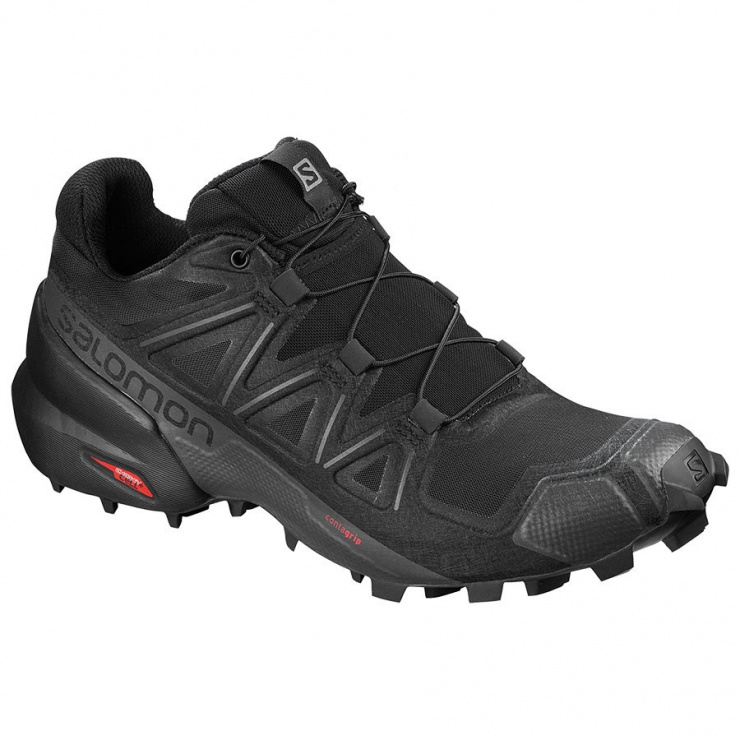 Кроссовки SALOMON SPEEDCROSS 5 W Black/Black/PHA фото 1