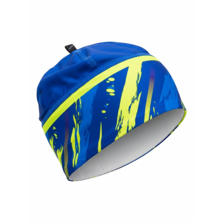 Шапочка RAY модель RACE материал термо-бифлекс, принт "Кислотный. неон" фото 1