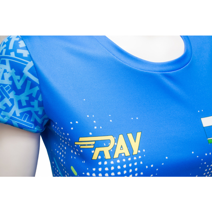 Футболка RAY (Woman) принт синий Свердловская область герб фото 3