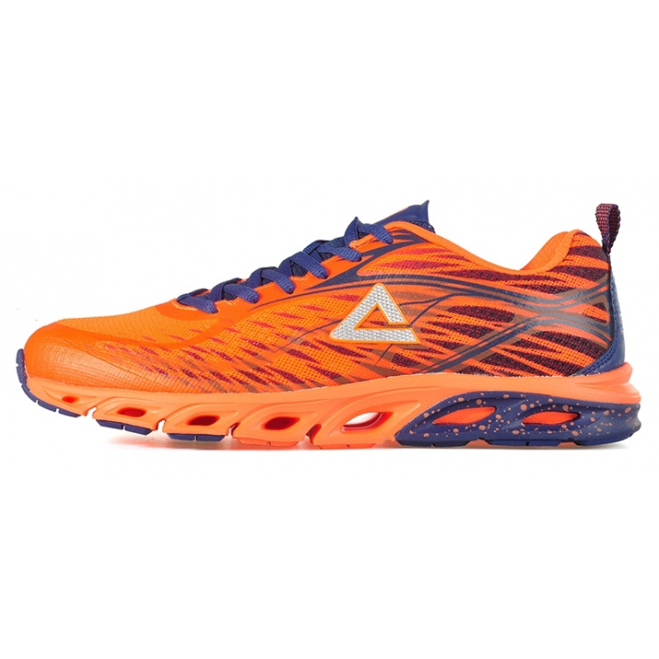 PEAK Running Shoes Advertising Style Fluorescent Orange Moon Blue ORAD5874 RAY LuchSki.ru