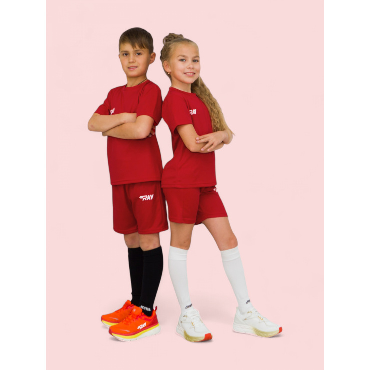 Комплект RAY (Kids) бордовый, лого белый фото 3