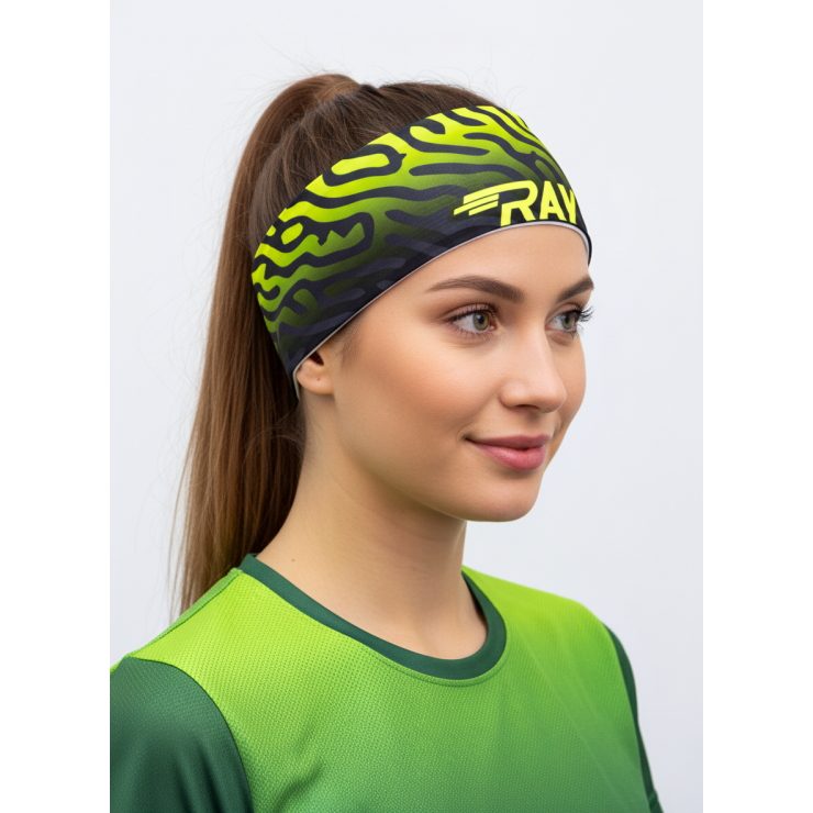 Повязка летняя облегчённая (UNI) принт тигр-лимон фото 2