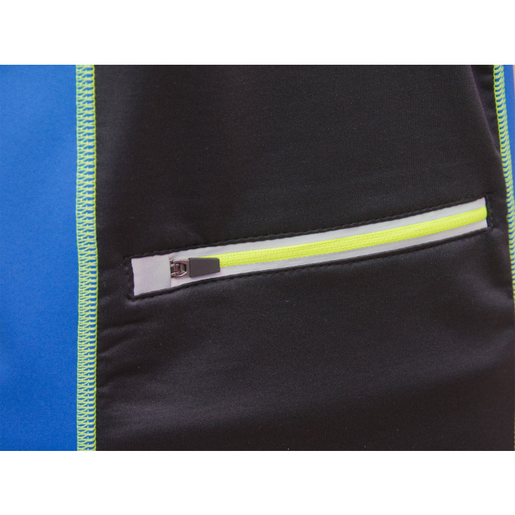 Куртка разминочная RAY WS модель STAR (UNI) синий/черный лимонный шов фото 3