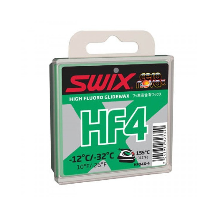 Парафин SWIX HF 4 (-10..-32) 40 гр. фото 1