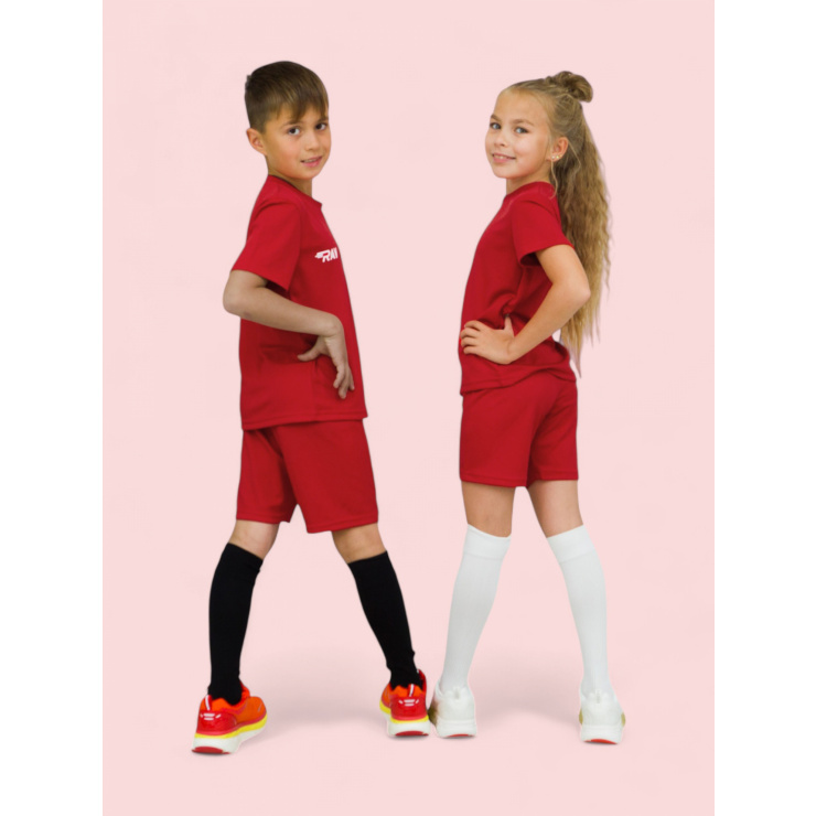 Комплект RAY (Kids) бордовый, лого белый фото 4