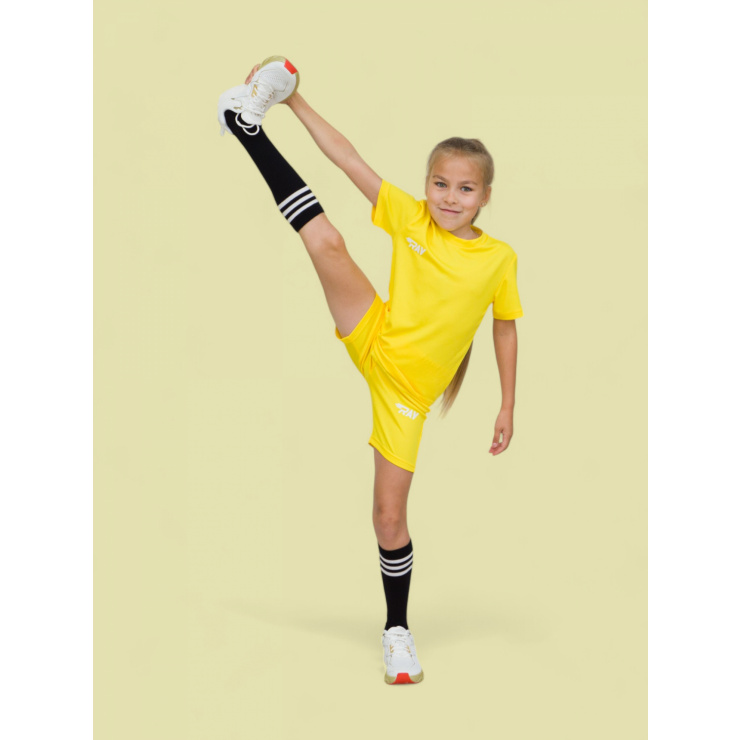 Комплект RAY (Kids) желтый, лого белый  фото 8
