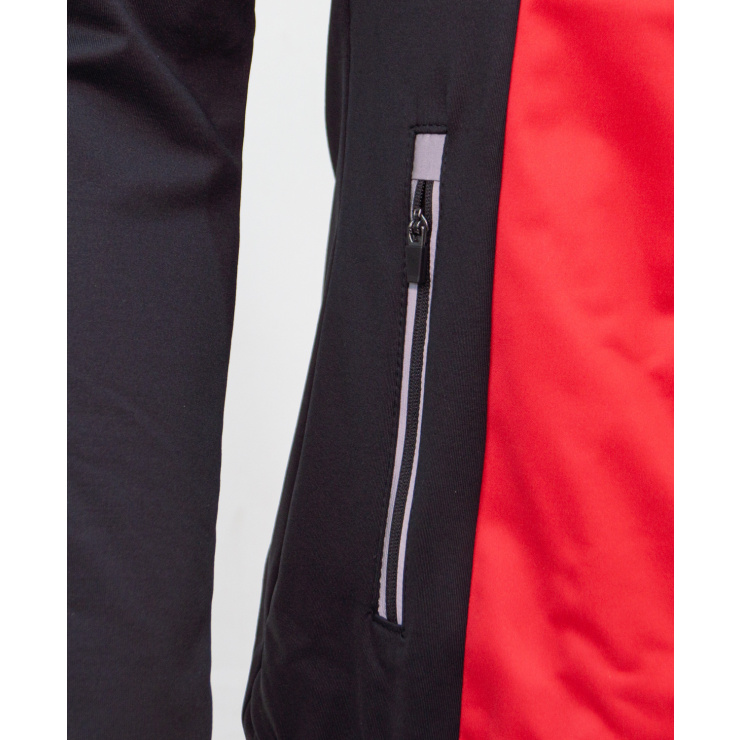 Куртка разминочная RAY WS модель PRO RACE (Woman) красный/черный фото 3