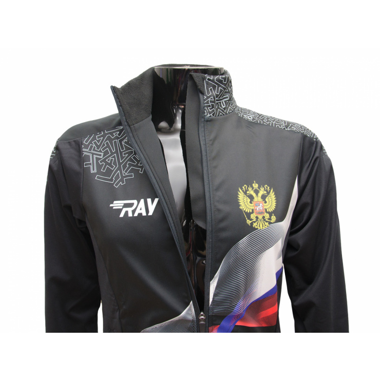 Куртка разминочная RAY WS модель PRO RACE (Men) принт  фото 3